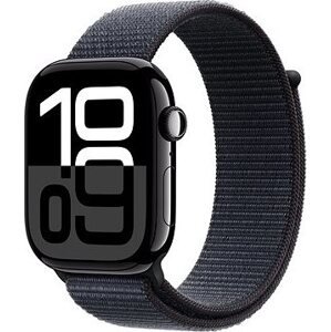 Apple Watch Series 10 46 mm Cellular Klavírne čierny hliník s atramentovo fialovým remienkom