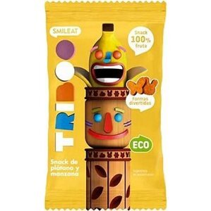 SMILEAT Bio 100 % ovocné mäkké cukríkyy jablko a banán 25 g