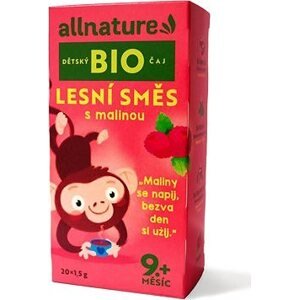 Allnature BIO Lesná zmes s malinou 20× 1,5 g