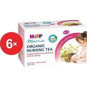 HiPP Mama BIO Čaj pre dojčiace matky - 6x 30g
