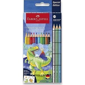 FABER-CASTELL Grip Dinosaurus, 13 farieb