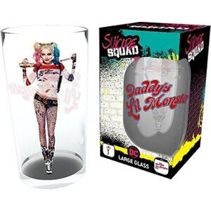 DC Comics Suicide Squad: Harley Stand – pohár z číreho skla