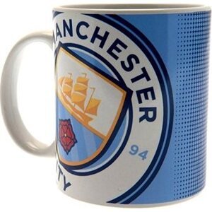 Manchester City FC: Logo And Dots - keramický hrnek