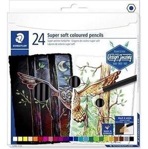 Staedtler pastelky Design Journey Super Soft sada 24 farieb