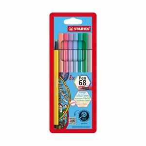STABILO Pen 68 Pastel, 8 ks, puzdro