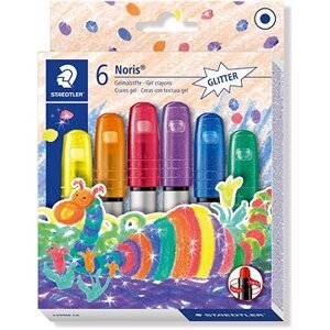 STAEDTLER Gélové voskovky „Noris Club“, 6 ligotavých farieb