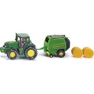 Siku Blister - John Deere s lisom na slamu