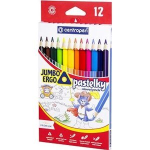 CENTROPEN pastelky 9522 Jumbo trojhranné 12 ks