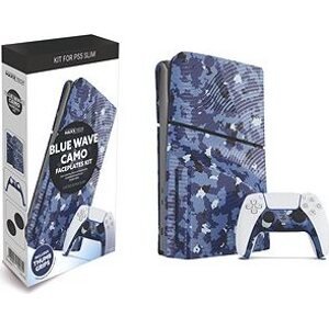 Maxx Tech PS5 Slim Faceplates Kit – Blue Wave