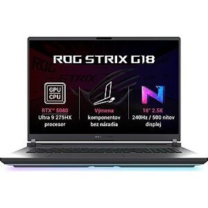 ASUS ROG Strix G18 G815LR-NEBULA009 Eclipse Gray kovový