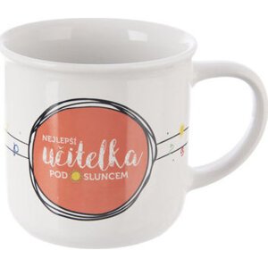 ORION Hrnček 0,34 l NAJLEPŠIA UČITEĽKA CZ, porcelán