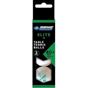 Donic Elite 1*, 2× 3 ks, biele