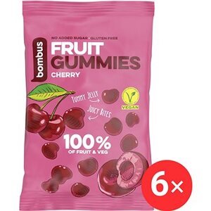 Bombus Fruit Energy Cherry Gummies 6× 35 g