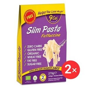 SlimPasta Konjakové fettuccine BIO v náleve 2× 270 g