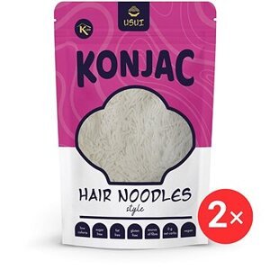 USUI Konjacové vlasové rezance v náleve 2× 270 g
