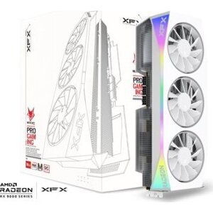 XFX Mercury AMD Radeon RX 9070 XT OC White Magnetic Air 16G