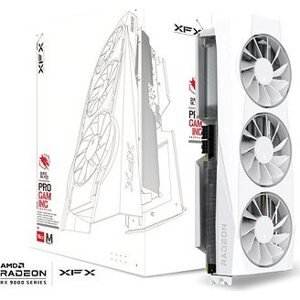 XFX Quicksilver AMD Radeon RX 9070 XT White Magnetic Air 16G